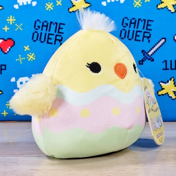 Squishmallow Aimee the Chick in Easter Egg 4.5" UltraSoft Stuffed Plush Toy NWT - Picture 2 of 12